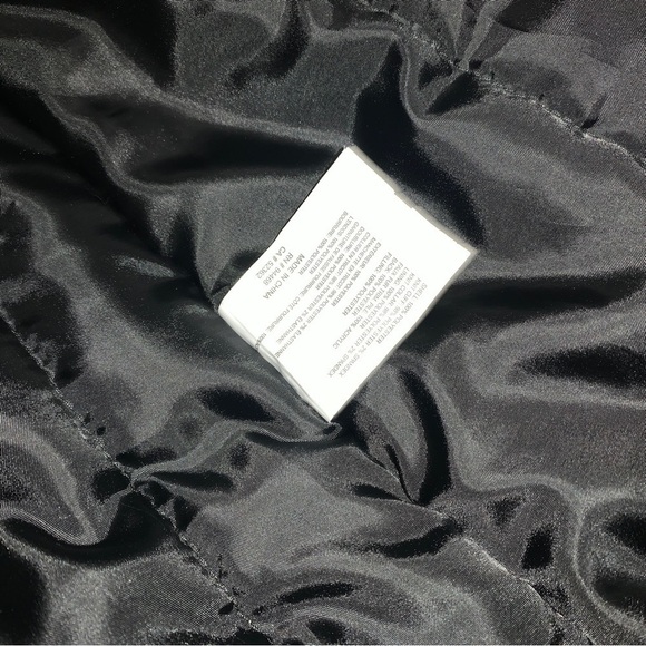 HFX L Puffer Jacket Parka Faux Fur Brim Hood Insulated Black Very Warm - Picture 7 of 9